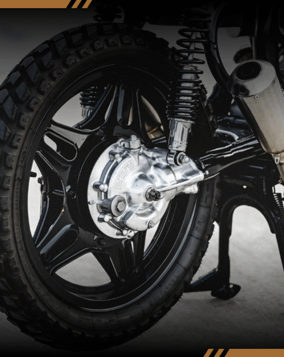 Brown Modern Motorcycle Modification Promotion Facebook Post